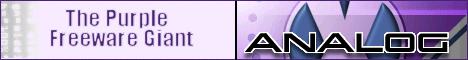 AnalogX Purple Freeware Giant Banner